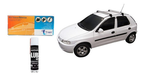 Kit Trava Elétrica Tragal Tp4 Celta 4 Portas 2004 +brinde