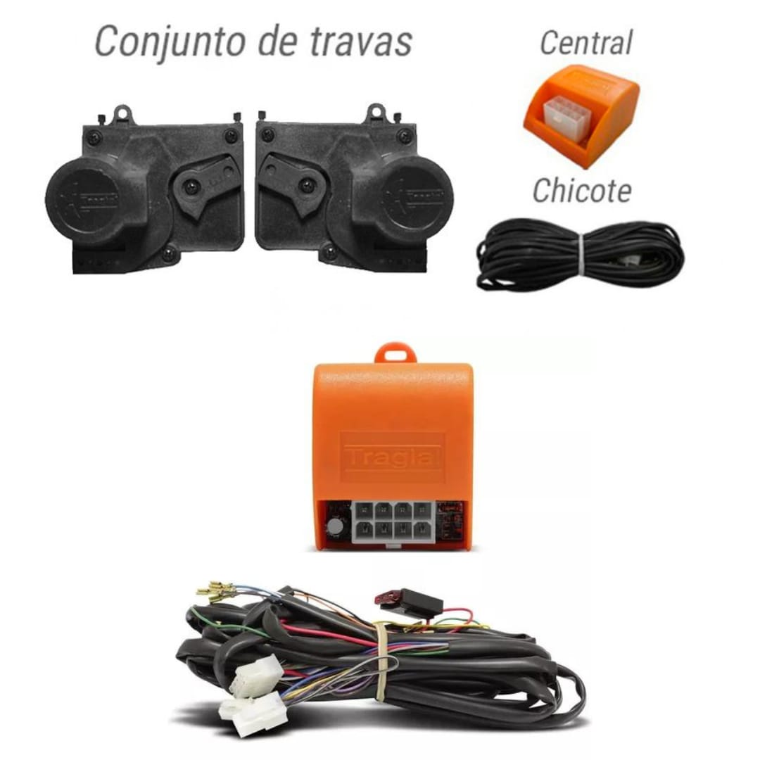 KIT TRAVA ELETRICA TW2 MN FOX 2P/SAVEIRO G2/G3/G4 2P MOTROL - Image 4