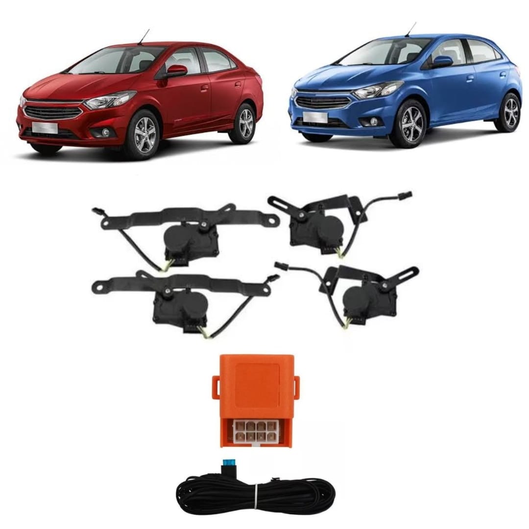 KiT Trava Eletrica Tragial 4 P Compativel Prisma Onix 13/19