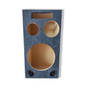 CAIXA TRIO BOB 1X12 FURO PARA DRIVER TWEETER E RADIO DUTADA COM REPARTIÇÃO