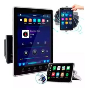 MULTIMIDIA 10.1 POLEGADAS ROTATIVA ESPELHAMENTO ANDROID CARPLAY